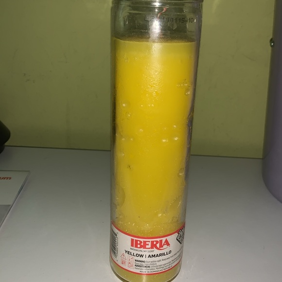 Handmade glass candle - Picture 4 of 6